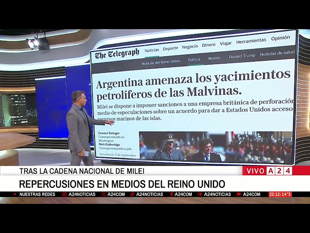 🔴 REPERCUSIONES EN MEDIOS DEL REINO UNIDO TRAS LA CADENA NACIONAL DE MILEI