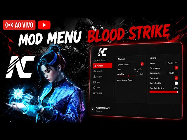 AO VIVO , JOGANDO FULL BLOOD STRIKE XITADO 100% ANT BAN