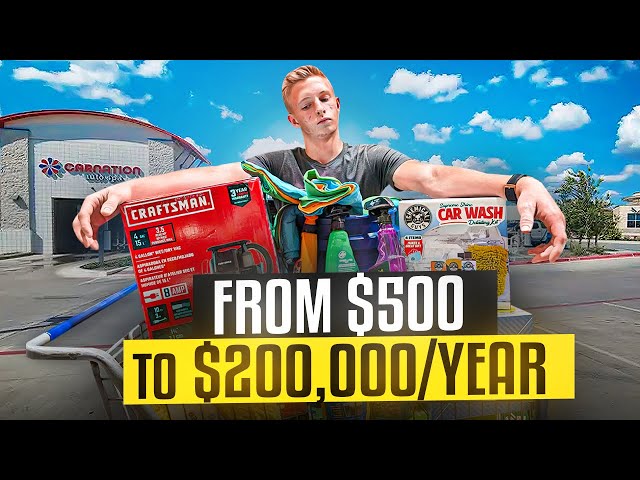 How To Start a Mobile Detailing Business with $500 (Everything You Need To Buy)