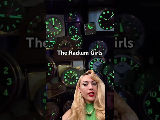 The Radium Girls ⌚ Series inspired by  @geodesaurus  #ScaryFashionMonth #RadiumGirls #Radium #WW1