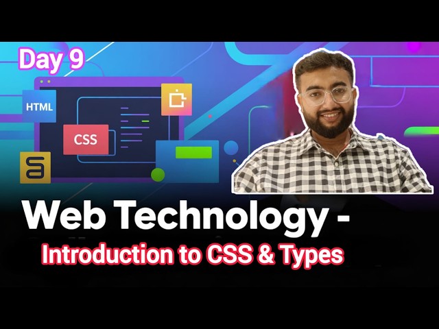Day 09 | Introduction to CSS & Types (Inline, Internal, External) with Priority | #webtechnology