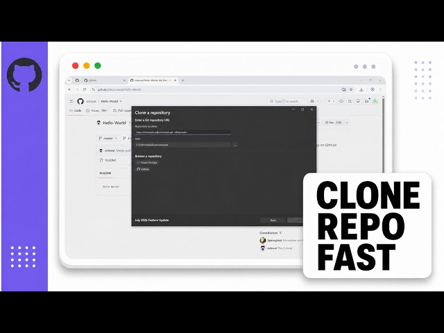 How to Clone a GitHub Repo with Visual Studio (2026 Visual Start)