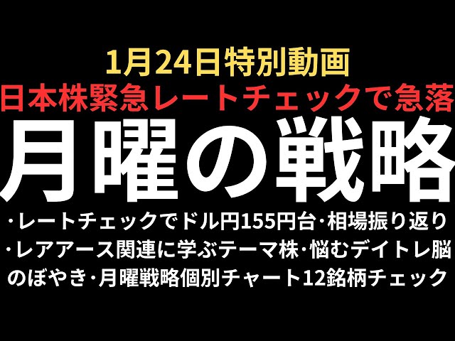 [Japanese stocks plummet due to emergency rate check] Stocks to watch on Monday in charts: Disco,...