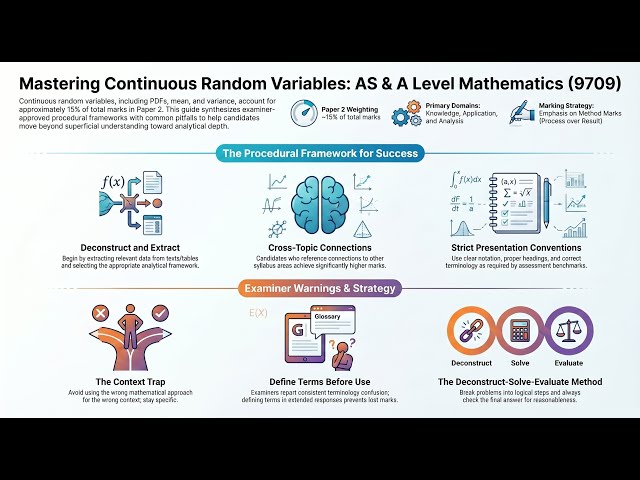 Probability and Statistics 2 continuous random variables (PDFs, mean and variance from PDF) Mathe...
