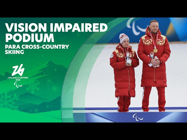 Para Cross-Country Women’s Sprint Classic VI Medal Ceremony 🏅⛷️ | 10 Mar | Milano Cortina 2026