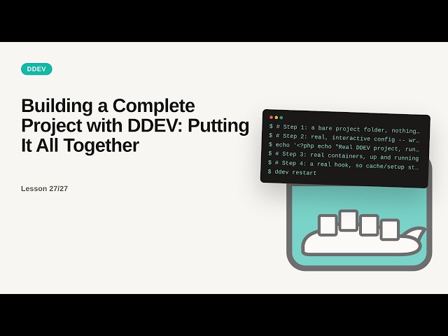 Building a Complete Project with DDEV: Putting It All Together | DDEV Tutorial for Beginners