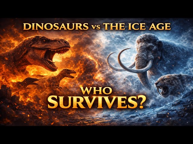 Dinosaurs vs The Ice Age: Who Survives | History For Sleep