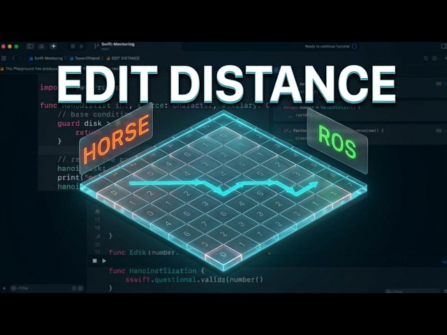 Swift Coding Interview: Solving Edit Distance