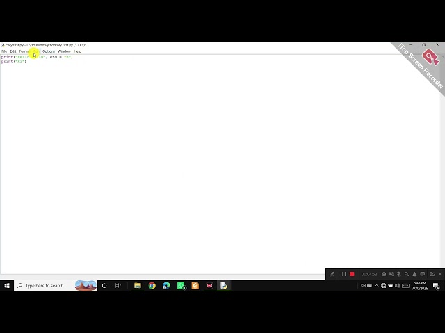 Inputs and Outputs