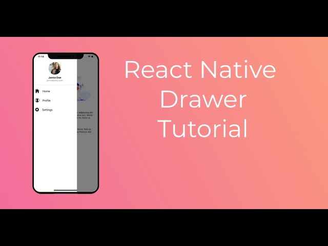 Drawer Navigation in React Native | React Navigation 6.x (Beginners Tutorial)