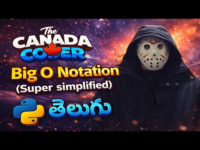 Big O Notation (Super Simplified) in Telugu | DSA - 12