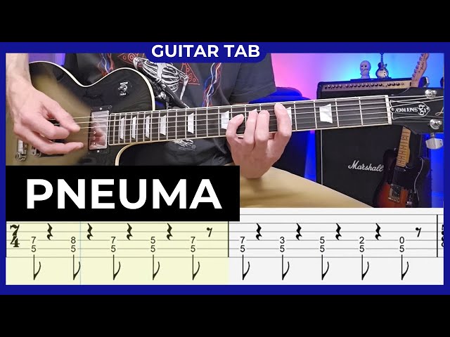 TOOL - Pneuma - Guitar Tab | Lesson | Cover | Tutorial