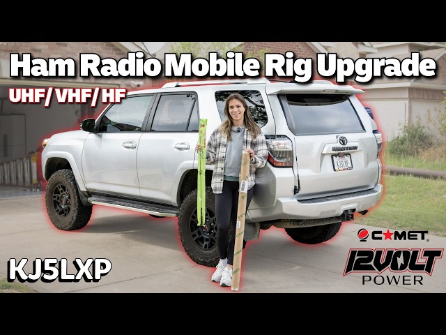 Mobile HF Radio Install in My Toyota 4Runner | Comet Antenna Setup (VHF/UHF + HF)