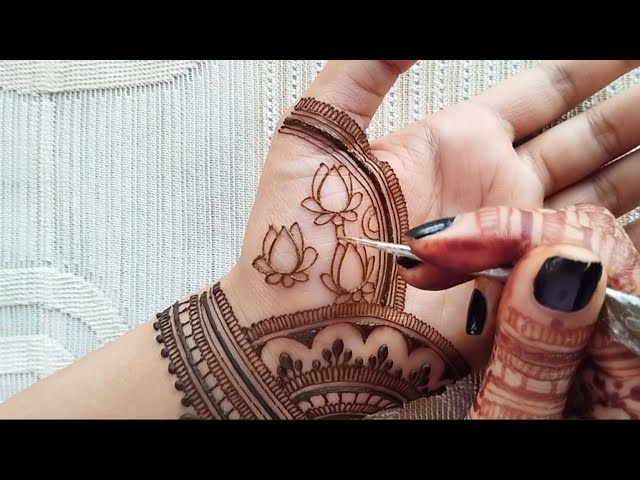 Chhath Puja special mehndi design | Simple mehndi design front hand | Easy mehandi design | Mehandi