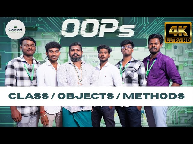 🚀 OOPs Made Easy! Class, Object & Method Explained Simply 💡 #OOPs #Programming #Learning | TAMIL
