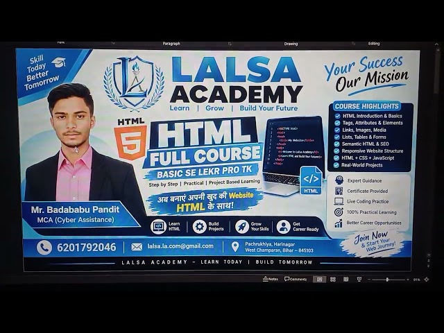 HTML FULL COURSE 