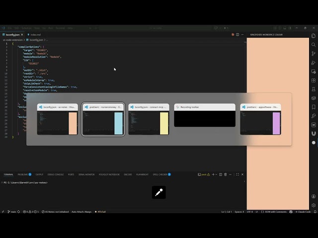 VS Code Kingfisher - an extension for visually differentiating between VS Code instances