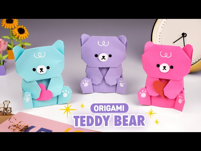 Origami Paper Teddy Bear | How to Make Paper Cute Bear