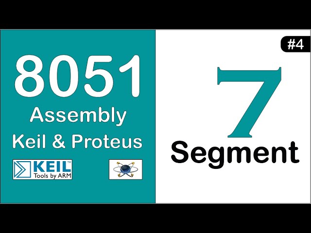 7 segment display Using 8051 | Keil & Proteus | ProjeXonic