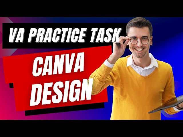 Virtual Assistant Training: Canva Design | Easy, Medium, Hard Prompts