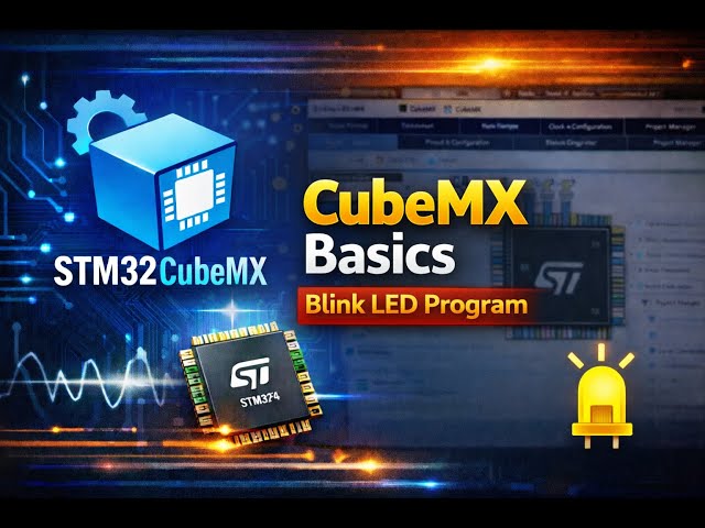 STM32CubeMX Basics (Keil) | Blink LED Program Step-by-Step