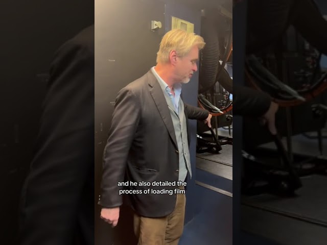 IMAX 70mm explained by Christopher Nolan | Oppenheimer