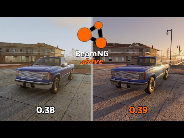 BeamNG 0.38 vs 0.39 - Graphics and Details Comparison