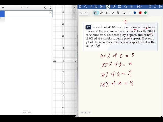 Desmos for Percentage Problems 