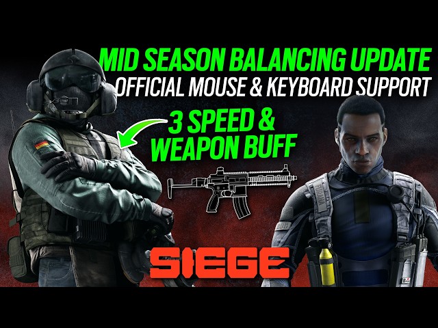 3 Speed Jager, MId Season Balancing Patch Notes - 6News - Rainbow Six Siege