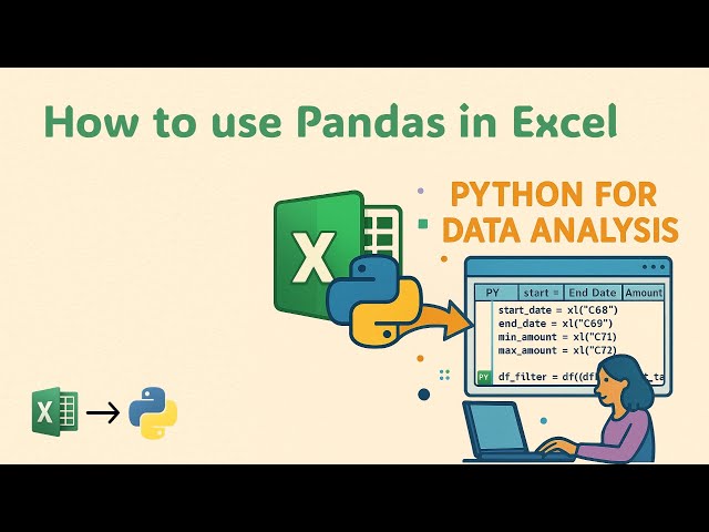 Python in Excel - How to create and filter Pandas dataframes