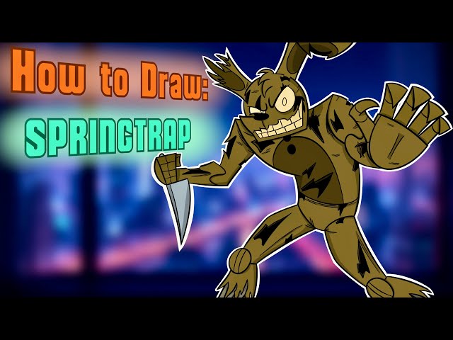 How I Draw - Springtrap (FNAF Drawing Tutorial)