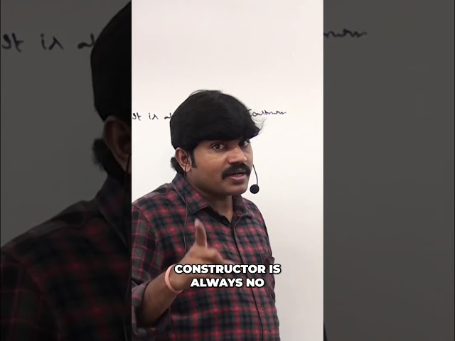 Java Default Constructor: The Crucial 'No-Arg' Secret Revealed #shorts