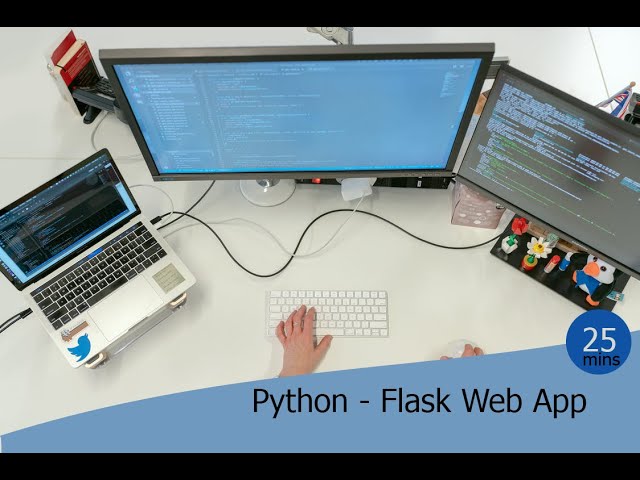 Python with Flask   How to Create Web Application in Python Flask in 25 Mins