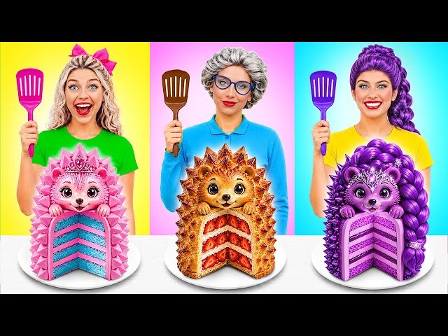 Reto De Cocina Barbie vs Rumi vs Abuela | Deliciosas Recetas de Multi DO Challenge
