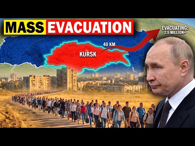 Russia Faces Mass Evacuation: 820,000 People STUCK in Panic as War Spreads to Russia