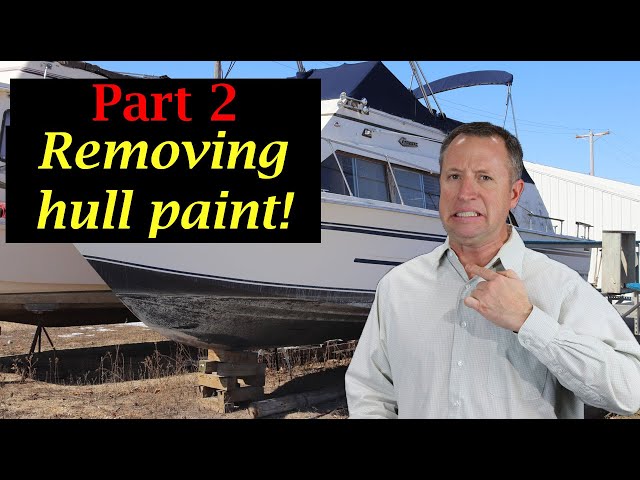 Removing hull bottom paint and a 1978 Carver Yacht