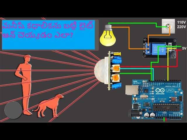 How to Control Appliances Using PIR Sensor With Arduino #creativity#innovation#technology