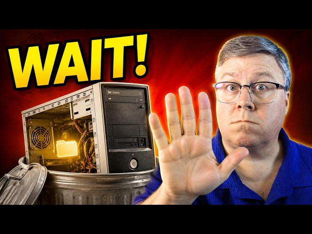 STOP! - Don’t Throw Away That Broken Computer Yet
