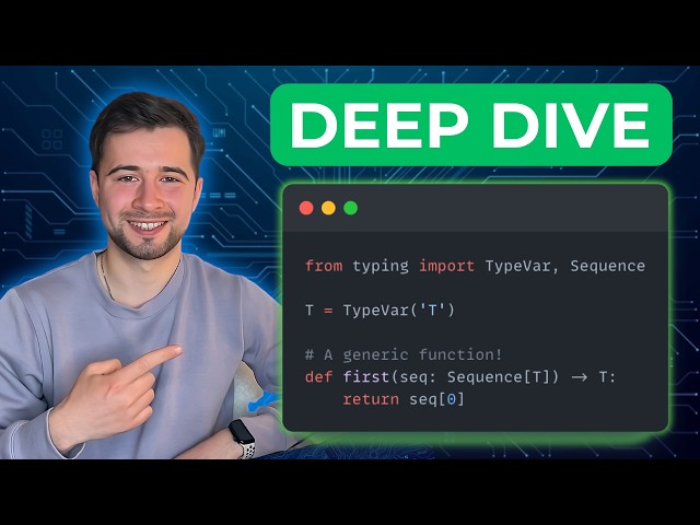 Python TypeVar and Generic Types explained