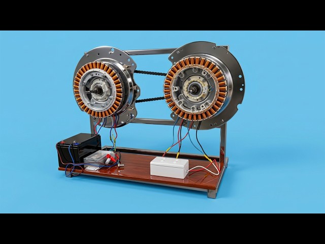 Million-dollar invention: Farmer turns washing machine into a powerful generator.