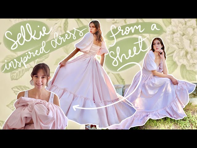 DIY Selkie Inspired Dress From A Sheet | Pattern Available | ✨Total Princess Vibes☁️