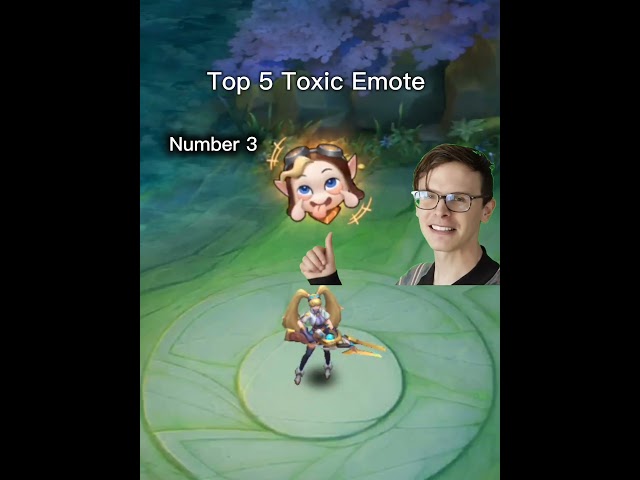 Top 5 Toxic Emote in mlbb #mlbb #mobilelegends