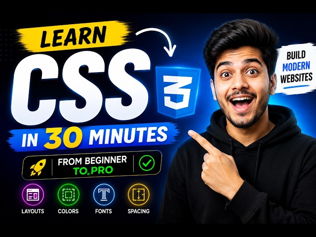 CSS Tutorial for Beginners | Complete CSS with Project, Notes & Code