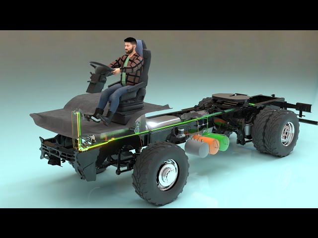 How Air Brakes Work in Trucks | Full 3D Animation Explained