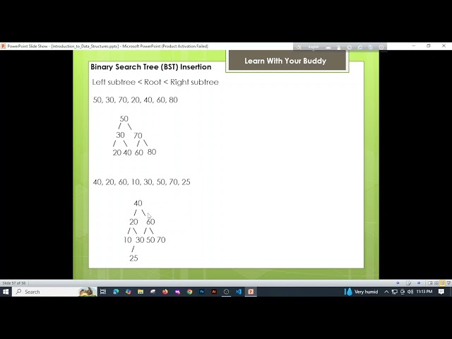 Tutorial 22:Binary Search Tree (BST) Insertion – Build and Insert Nodes Efficiently