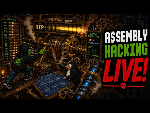 ASSEMBLY HACKING LIVE! x86 Assembly, Reverse Engineering & PicoCTF