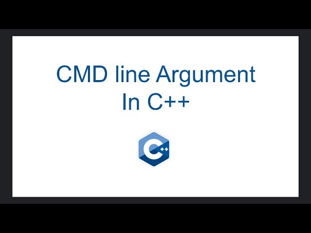 Read command line argument in C/C++
