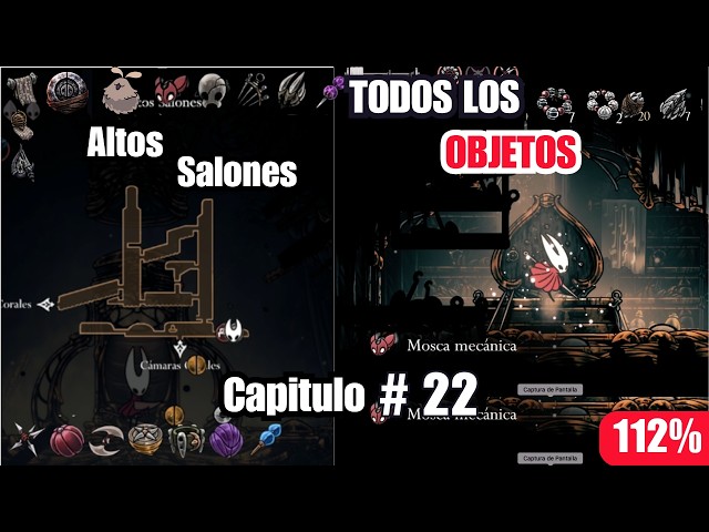 como completar Hollow Knight Silksong al 112% Altos Salones, habilidades y objetos ocultos