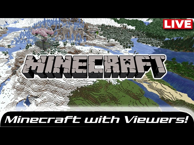 🔴Minecraft with viewers! (IP: play.cepheusmc.uk)