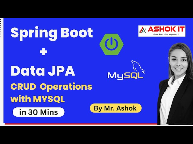 Springboot REST API CRUD Operations MySQL Database Tutorial @ashokit